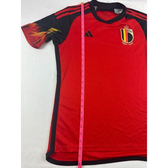 BELGIUM NATIONAL TEAM HOME FOOTBALL SHIRT 2022 2023 JERSEY SIZE MEN’S Small - Picture 7 of 8